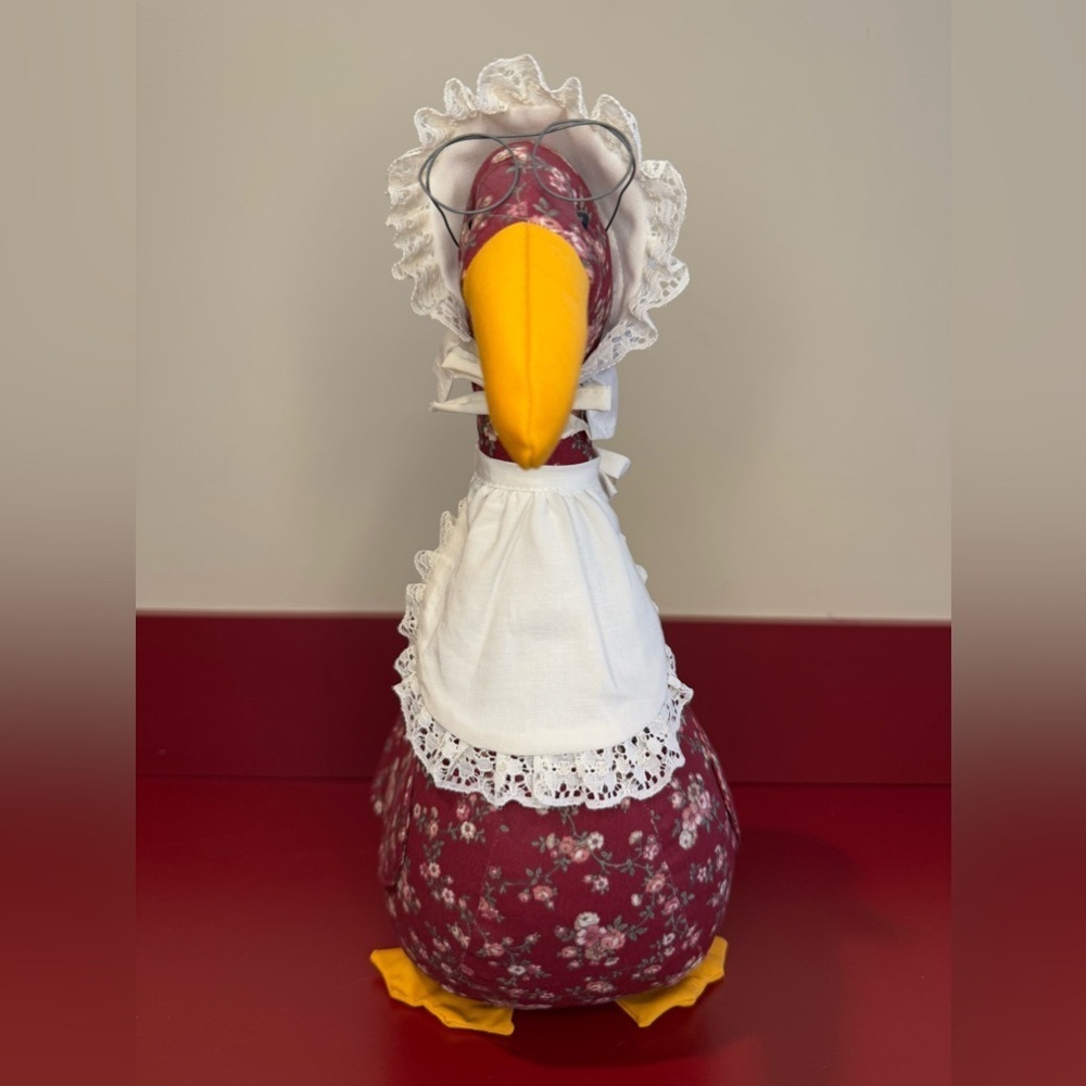 Mother Goose, Hand Sewn Cottagecore Plush, Fairytale Folk Art Doll